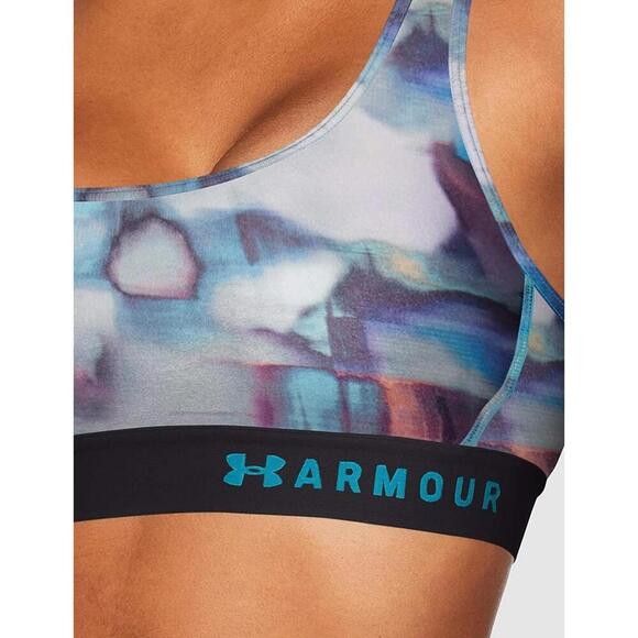Under Armour Womens Mid Crossback Print Sports Bra Size XS - Picture 6 of 7